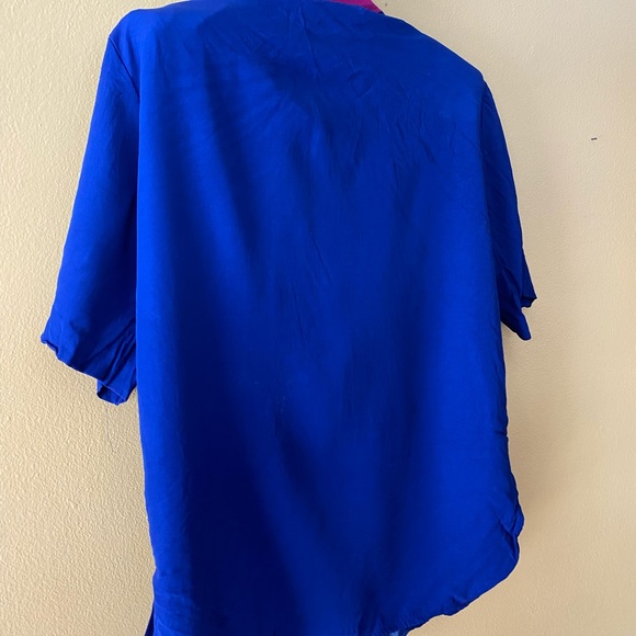 Vintage button down blouse with beads - Picture 3 of 4